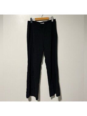 Smart Set Women’s Black Beaded Straight Pants – Size 9